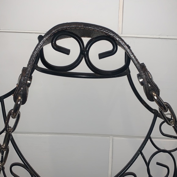 🍒Vintage Suede/Leather Clutch w/strap bag🍒 - Picture 6 of 10